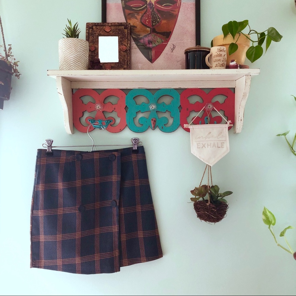 Taylor Swift style plaid skort - Picture 1 of 3